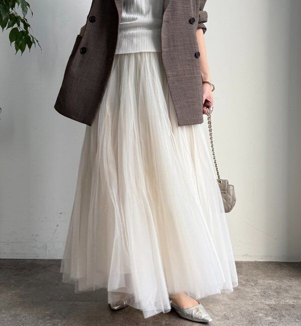  「ダブルチュールスカート」|スカート|