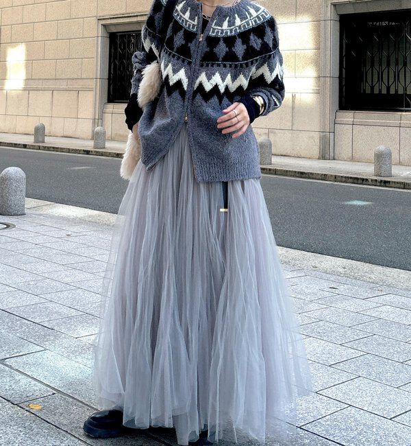  「ダブルチュールスカート」|スカート|