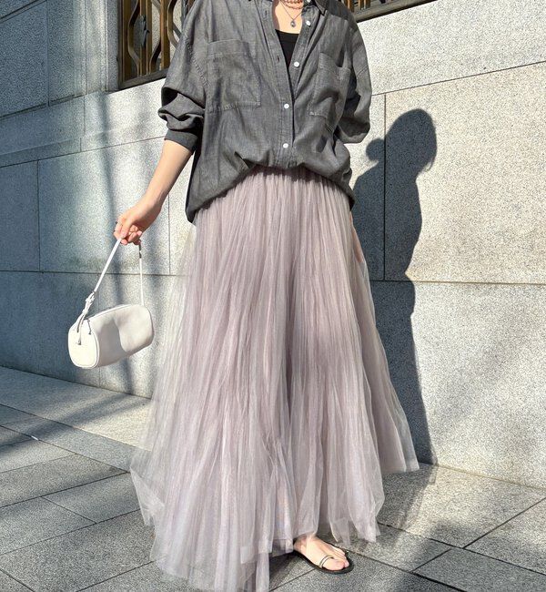  「ダブルチュールスカート」|スカート|