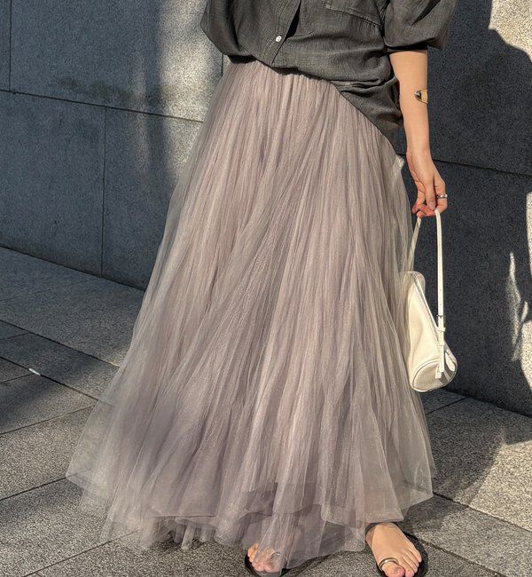  「ダブルチュールスカート」|スカート|