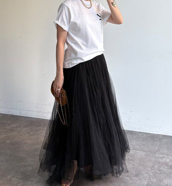  「ダブルチュールスカート」|スカート|