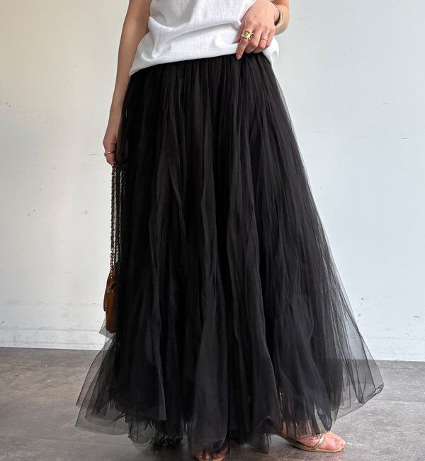  「ダブルチュールスカート」|スカート|