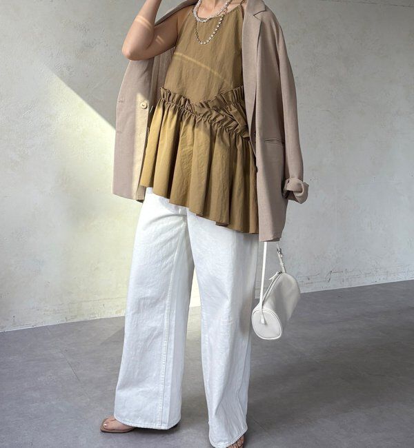  「【WEB限定】アシメティアードキャミ」|シャツ・ブラウス|