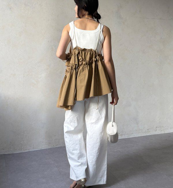  「【WEB限定】アシメティアードキャミ」|シャツ・ブラウス|