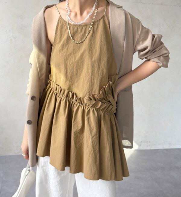  「【WEB限定】アシメティアードキャミ」|シャツ・ブラウス|