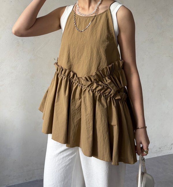  「【WEB限定】アシメティアードキャミ」|シャツ・ブラウス|