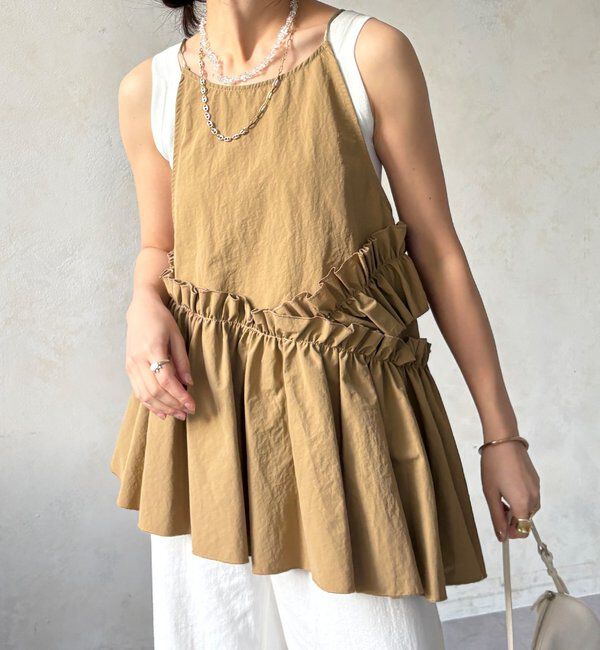  「【WEB限定】アシメティアードキャミ」|シャツ・ブラウス|