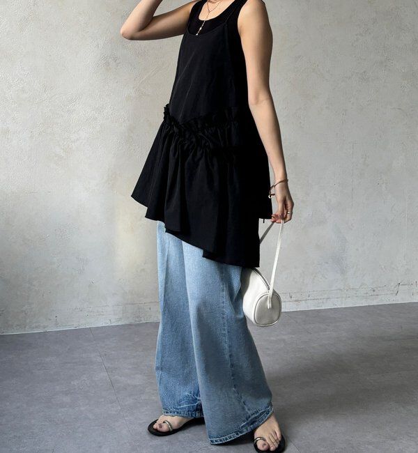  「【WEB限定】アシメティアードキャミ」|シャツ・ブラウス|