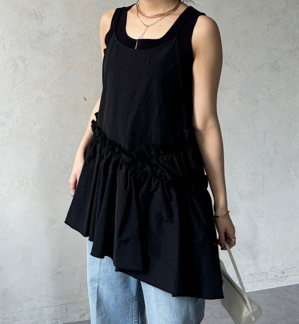  「【WEB限定】アシメティアードキャミ」|シャツ・ブラウス|