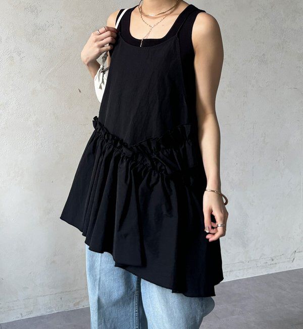  「【WEB限定】アシメティアードキャミ」|シャツ・ブラウス|