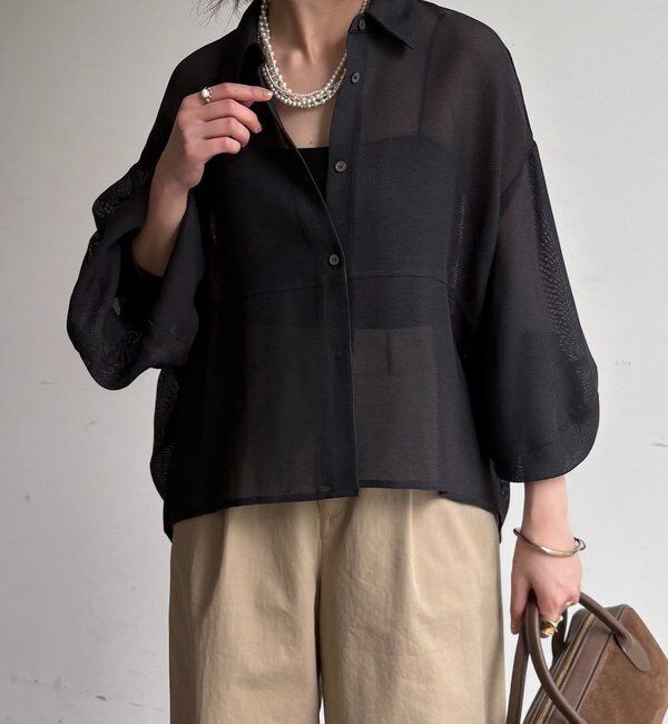  「メッシュシャツ」|シャツ・ブラウス|