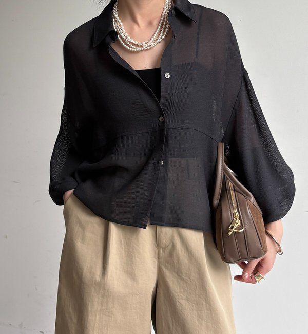  「メッシュシャツ」|シャツ・ブラウス|