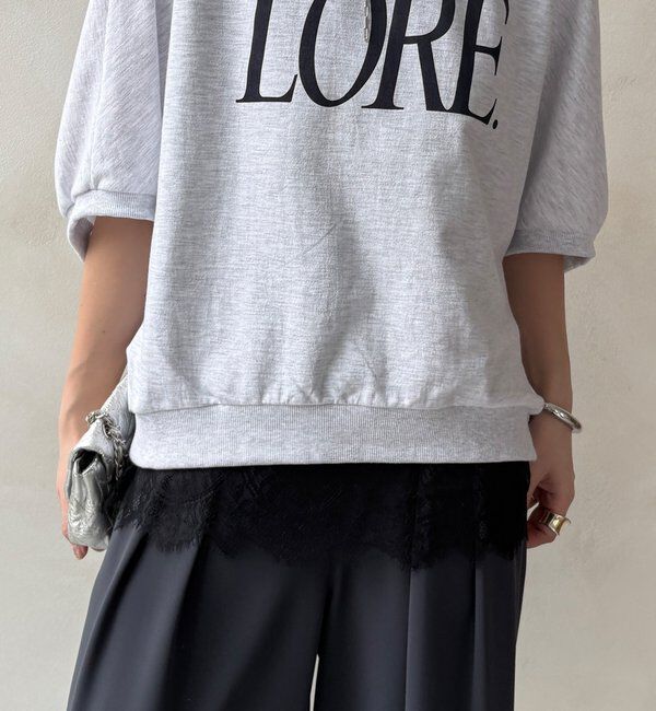  「【セットアップ可能】裾レースタンク」|Tシャツ・カットソー|