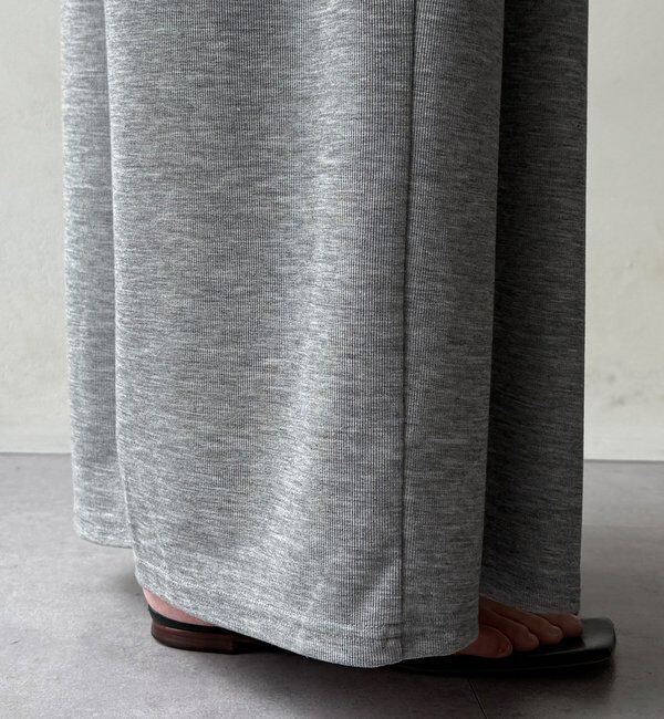  「【セットアップ可能】タックイージーワイドパンツ」|チノ|