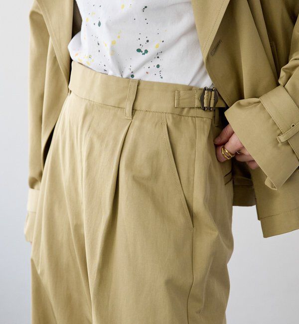  「【A・MONN(アモン)】スムースワイドパンツ」|その他|