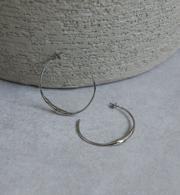  「ニュアンスフープピアス」|リング|