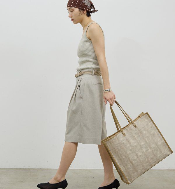  「【手洗い可】リブニットキャミソール」|ニット・セーター|