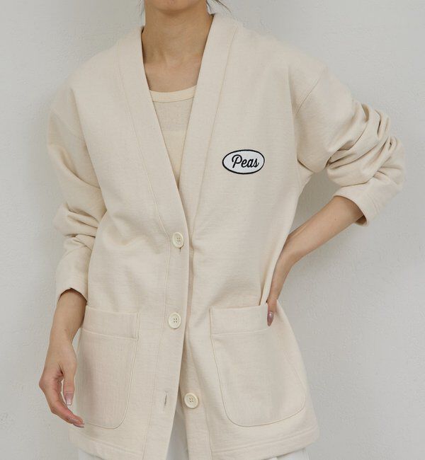  「【PEAS】スウェットカーディガン」|Tシャツ・カットソー|