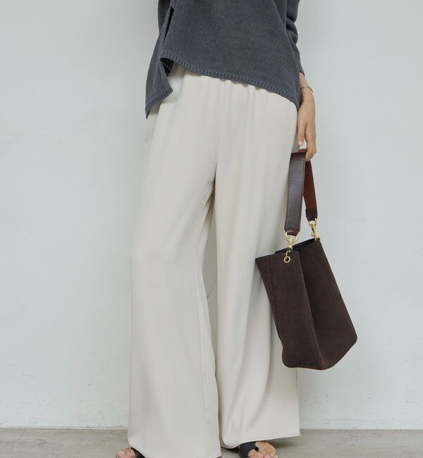  「【即戦力パンツ】【3サイズ展開】ワイドイージーパンツ」|チノ|