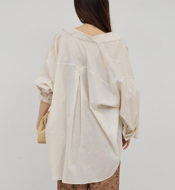  「【2WAY】カシュクールローンシャツ」|シャツ・ブラウス|