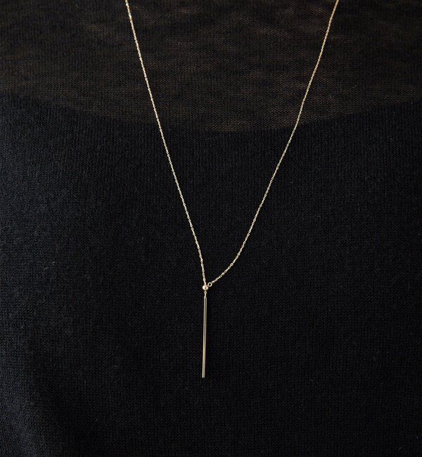  「【2.718】アジャストY字ネックレス」|リング|