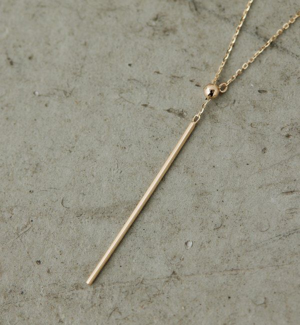  「【2.718】アジャストY字ネックレス」|リング|