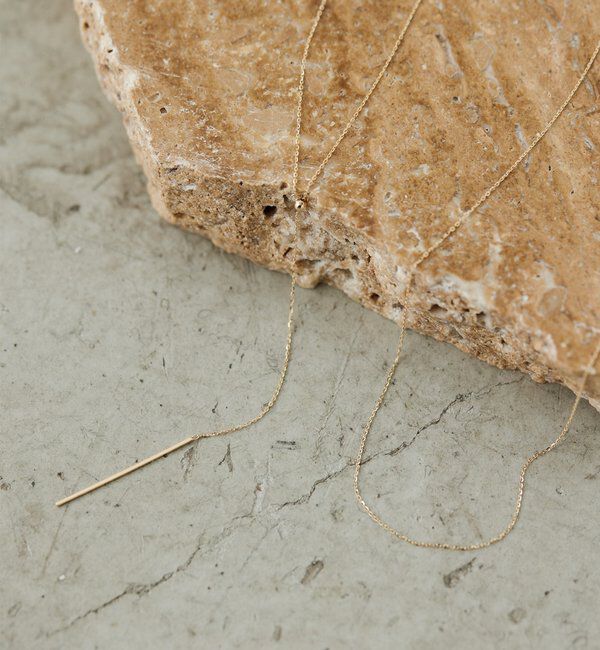  「【2.718】アジャストY字ネックレス」|リング|