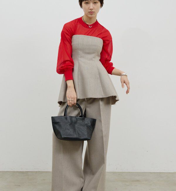  「コットンシアーニット」|ニット・セーター|