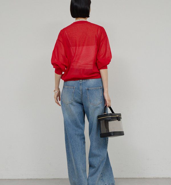  「コットンシアーニット」|ニット・セーター|