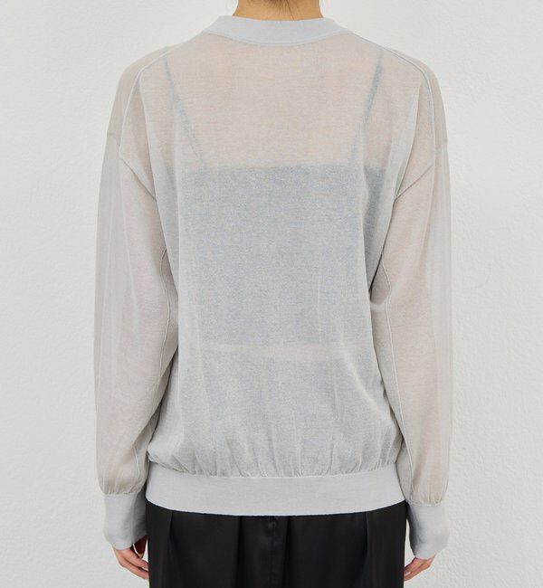  「コットンシアーニット」|ニット・セーター|