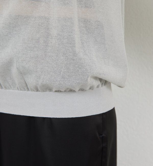  「コットンシアーニット」|ニット・セーター|