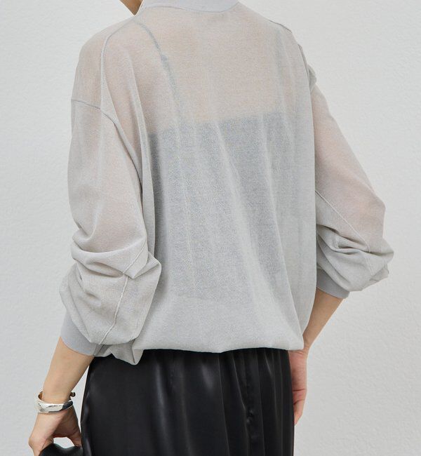  「コットンシアーニット」|ニット・セーター|