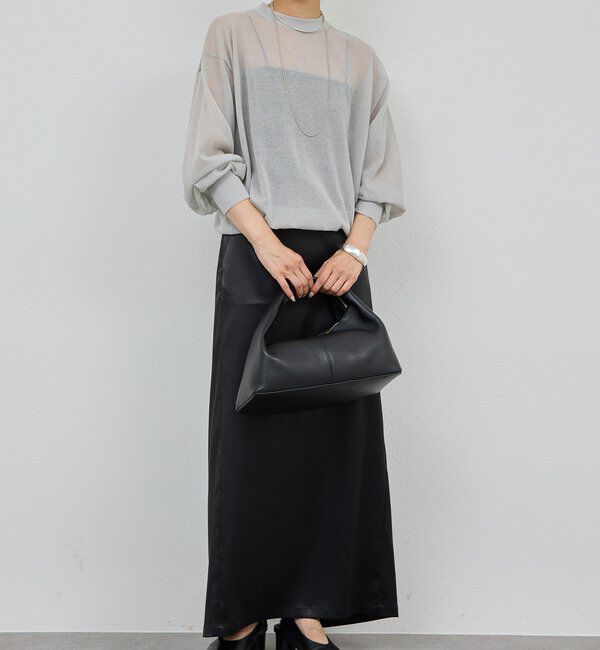  「コットンシアーニット」|ニット・セーター|