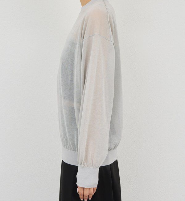  「コットンシアーニット」|ニット・セーター|