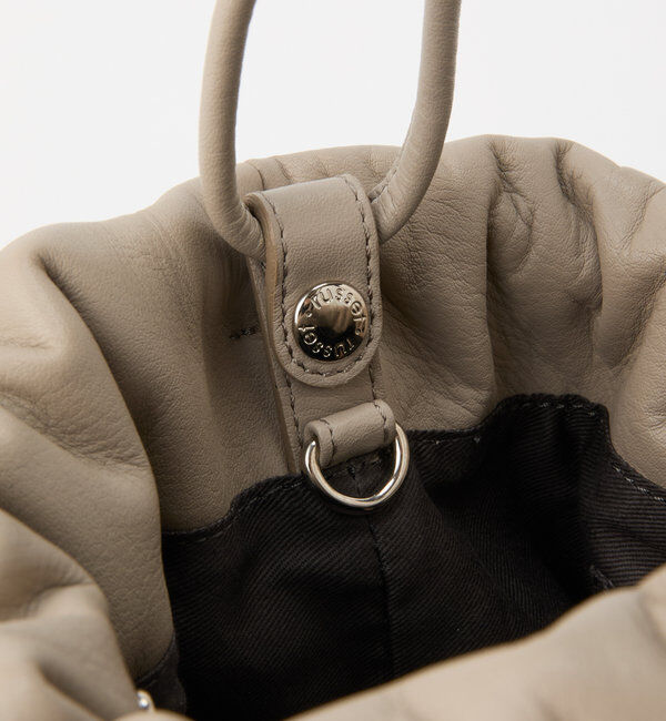  「レザー巾着4WAYショルダーバッグ」|ショルダー・メッセンジャー|