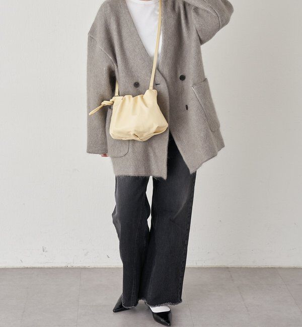  「レザー巾着4WAYショルダーバッグ」|ショルダー・メッセンジャー|