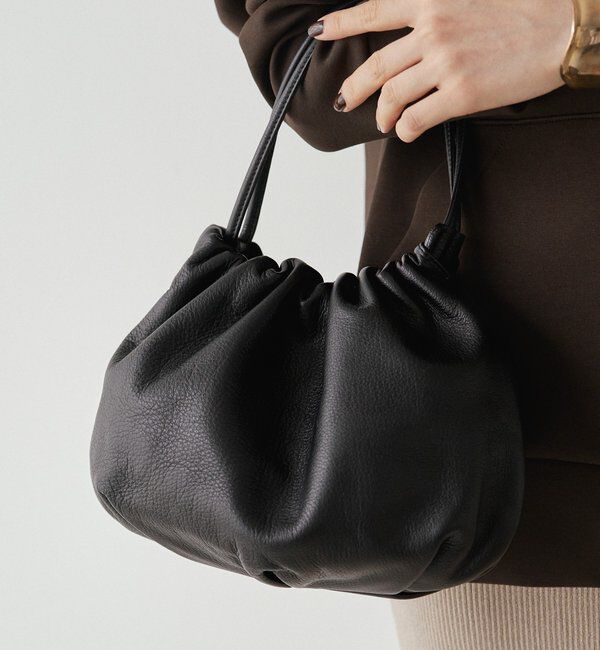  「レザー巾着4WAYショルダーバッグ」|ショルダー・メッセンジャー|