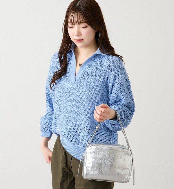  「スキッパーニット」|カーディガン|