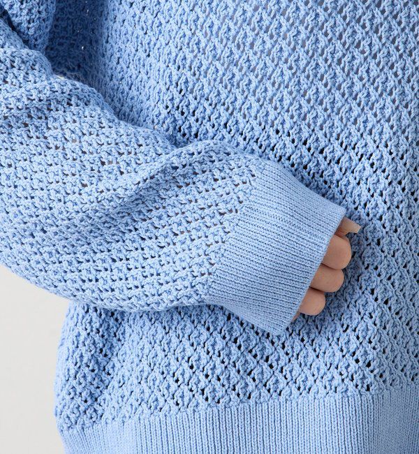  「スキッパーニット」|カーディガン|