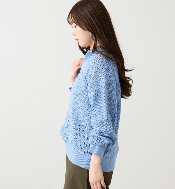  「スキッパーニット」|カーディガン|