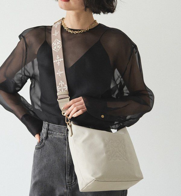  「《WEB限定》スタンダードミニショルダーバッグ <コーデュラナイロン>」|ショルダー・メッセンジャー|グレージュ