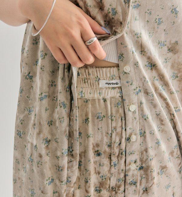  「フラワーベロア セットアップ」|チノ|