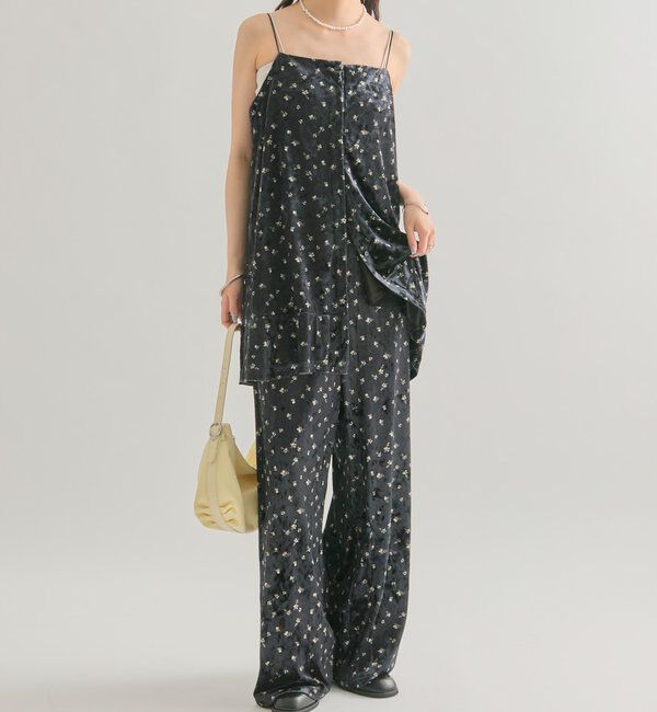  「フラワーベロア セットアップ」|チノ|