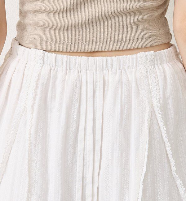  「コットンフリルミニスカート」|スカート|