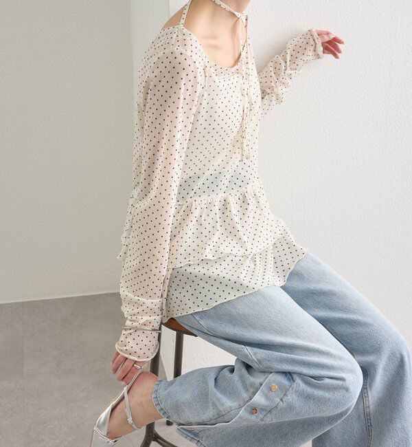  「26SSドットティアードプルオーバー」|Tシャツ・カットソー|