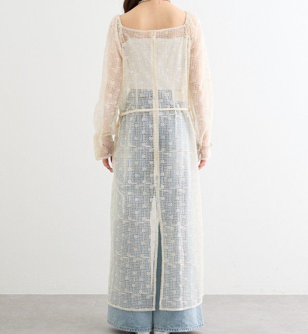  「フラワーレースロングワンピース」|ワンピース|