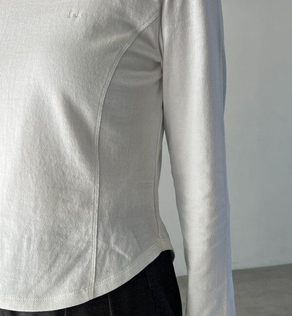  「〈C.L〉フリル襟ボートネックTシャツ」|Tシャツ・カットソー|