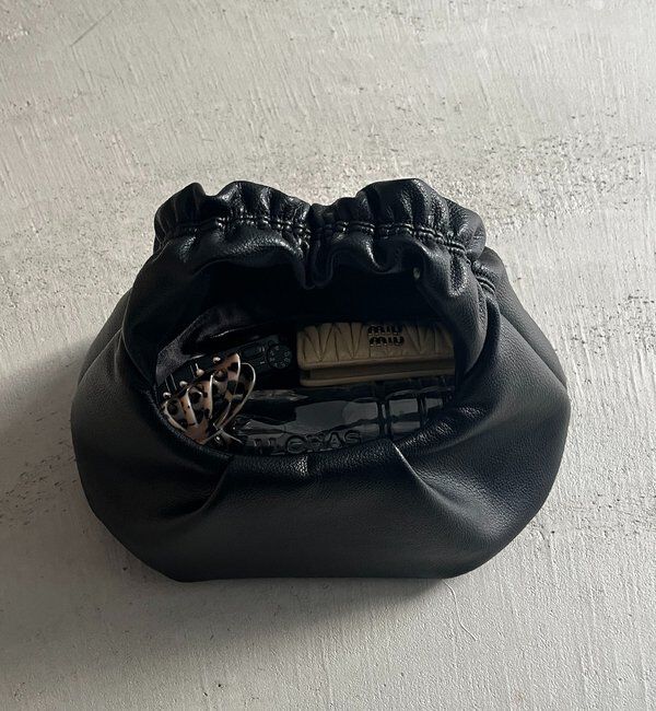  「ギャザーハンドルラウンドバッグ」|トートバッグ|