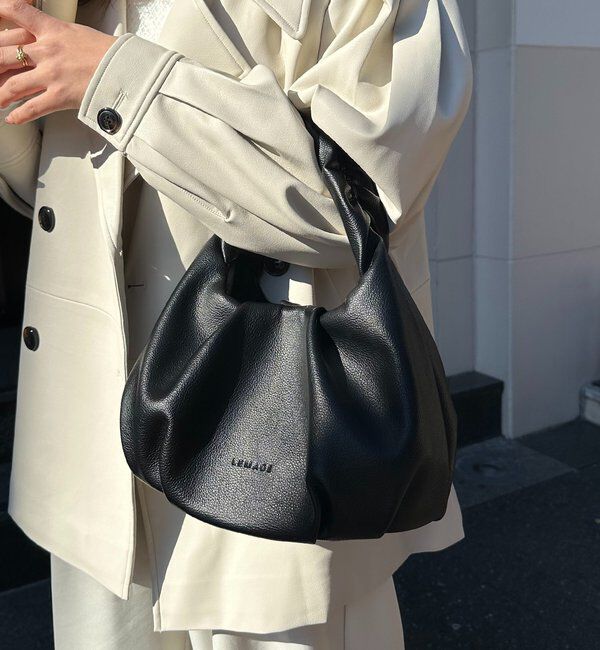  「ギャザーハンドルラウンドバッグ」|トートバッグ|