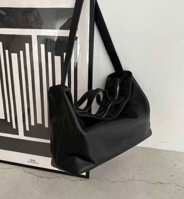  「2WAYドレープボストンバッグ」|トートバッグ|ブラック